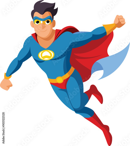 Superhero flying