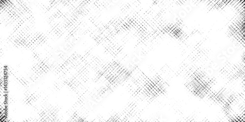 Dirty monochrome pattern of the old worn surface. Abstract illustration texture of line and dot. Grunge background of black and white.	
