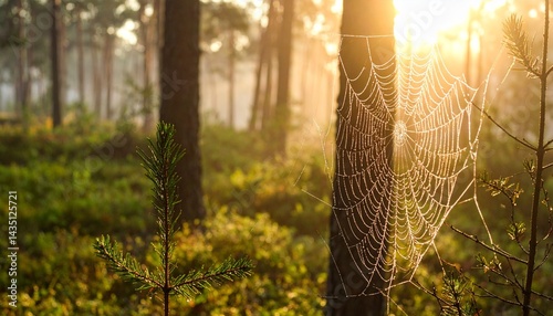 morning dew on the web