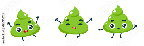 Set Cartoon images of Wasabi