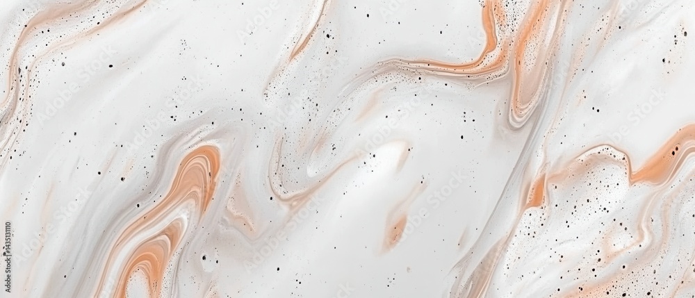 Fototapeta premium Abstract marble texture with flowing beige and white swirls creating an elegant and modern background perfect for artistic designs and creative projects with a stylish aesthetic
