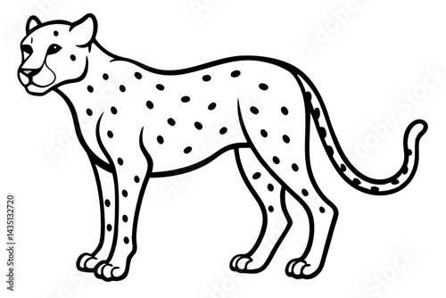 Swift Cheetah Outline