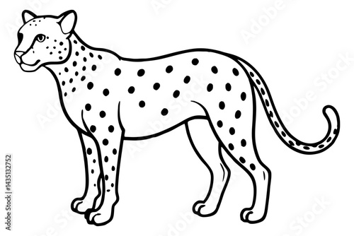 Swift Cheetah Outline