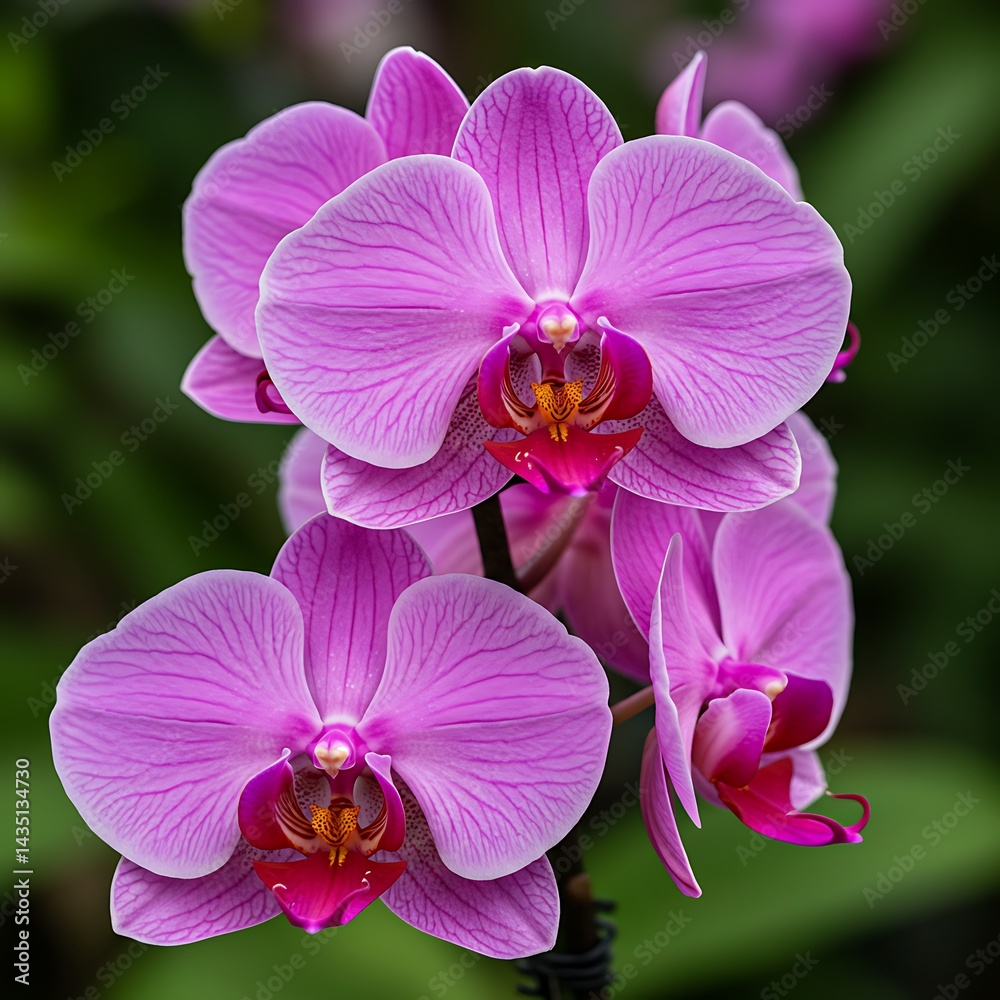 Obraz premium Orchid Radiance AI Generated