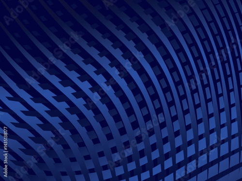 Abstract technology blue background lines, cyber nano information, abstract communication, future technology data innovation, internet network connection, suitable for posters, advertising, etc.