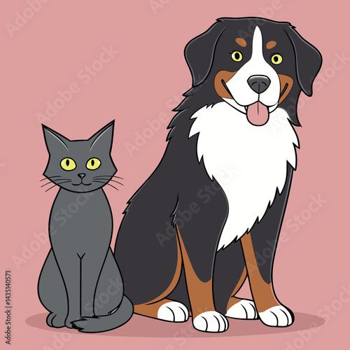 Cat and dog