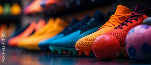 Colorful Soccer Cleats Display (5)