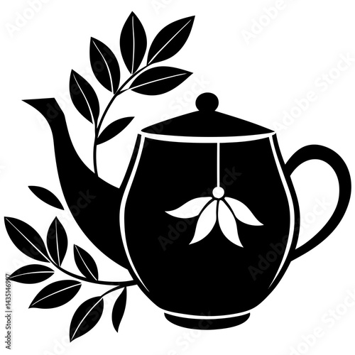 teapot and cup