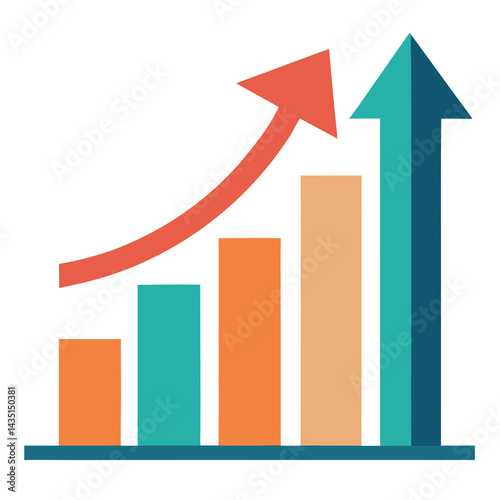 Increase-chart-vector Free Download Increase-chart-vector - GFXLoad