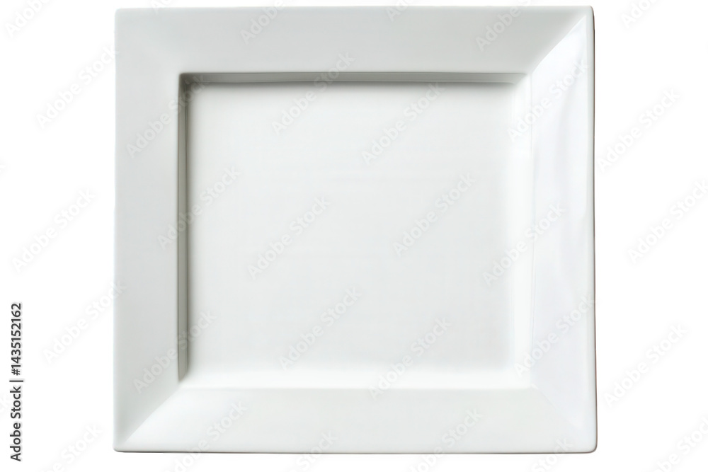 clean. white square plate with a minimalist design. emphasizing simplicity and elegance it serves as a versatile dining accessory. suitable for various culinary presentations clean. white square plate with a minimalist design. emphasizing simplicity and elegance it serves as a versatile dining accessory. suitable for various culinary presentations