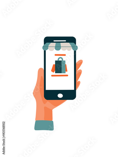 Mobile e-commerce scene