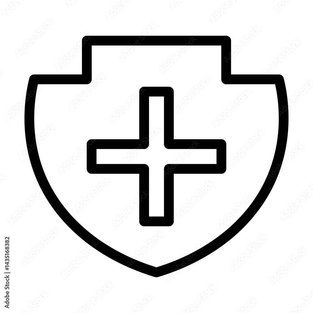 Fototapeta premium medical line icon