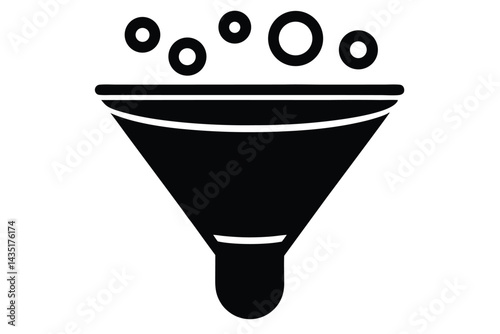 sales funnel vector icon