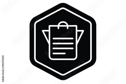 purchase order vector icon