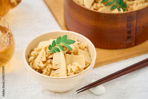 春の味覚 筍ご飯（たけのこご飯）