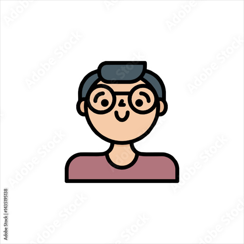 Woman Avatar With Brown Hair