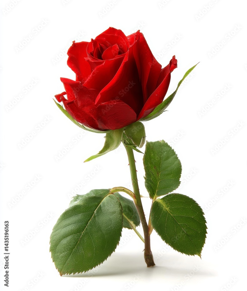 Obraz premium Close up of a beautiful red rose