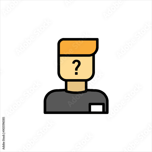 Anonymous Profile With Question Mark Icon