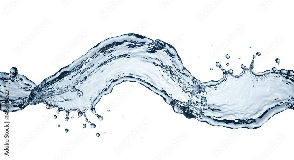 water splash isolated on white water splash isolated on white