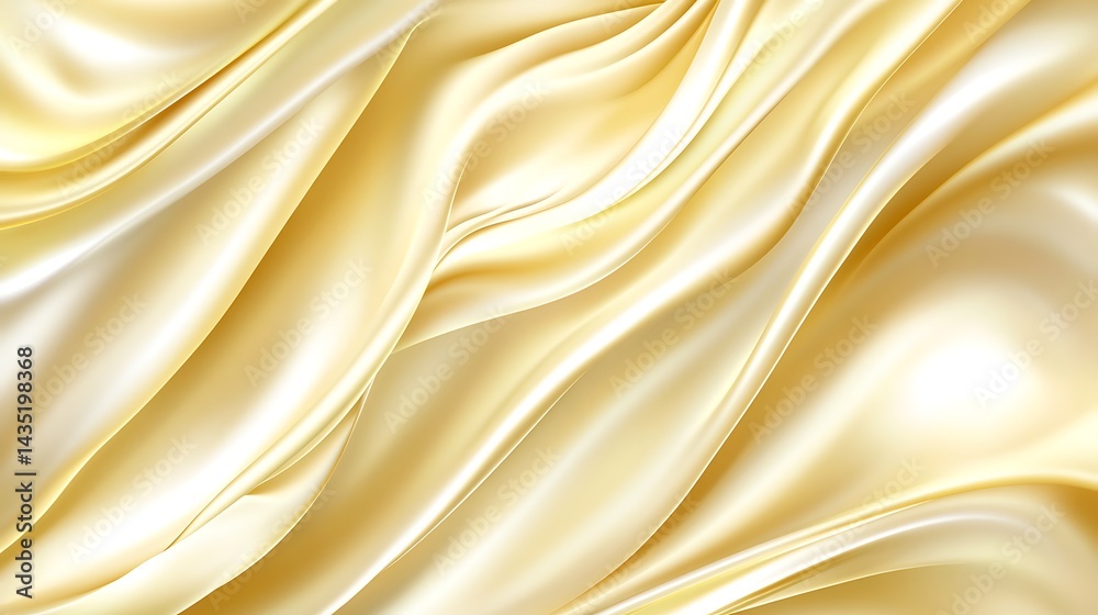 Obraz premium Golden Silk Drape Abstract Background.