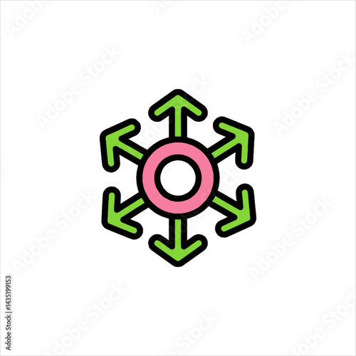 green arrow icon