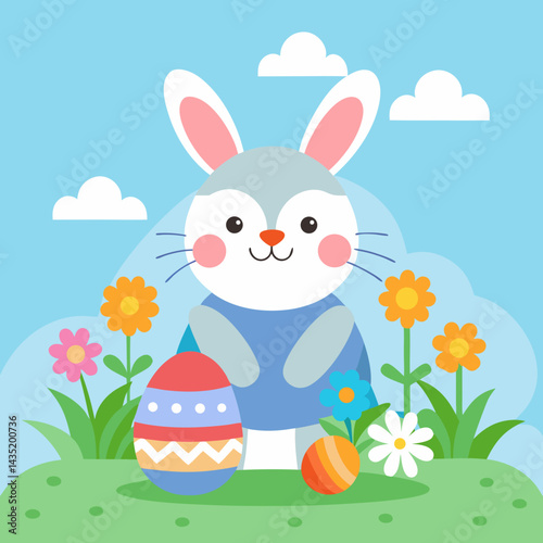 Nice bunny happy Easter
