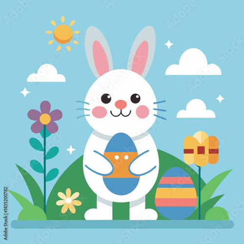 Nice bunny happy Easter