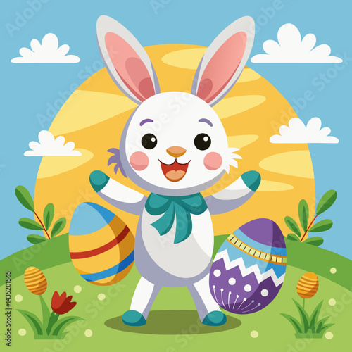 Nice bunny happy Easter