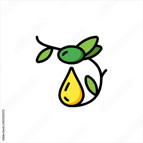 Herbal Flask Bottle Icon