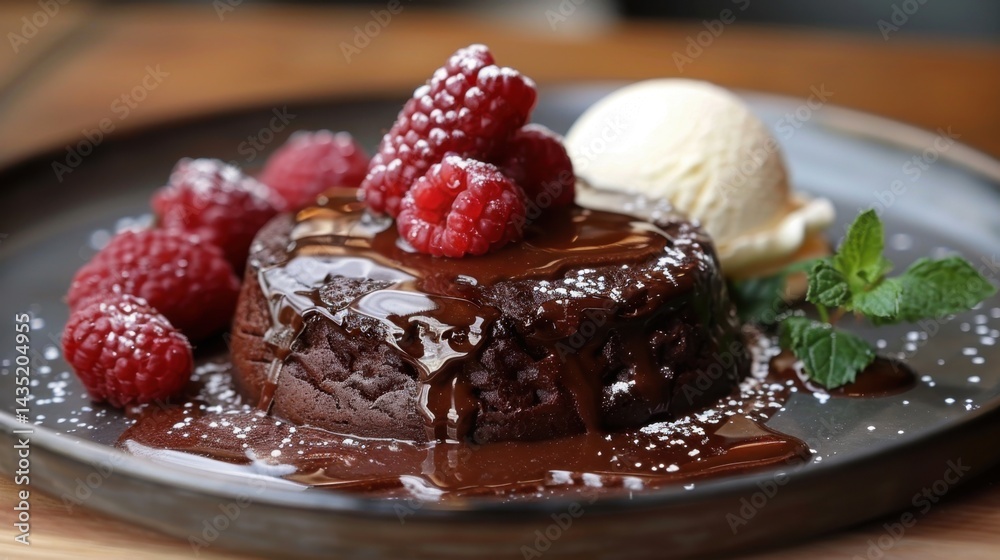 Popular Food,Chocolate lava cake with vanilla ice cream Popular Food,Chocolate lava cake with vanilla ice cream