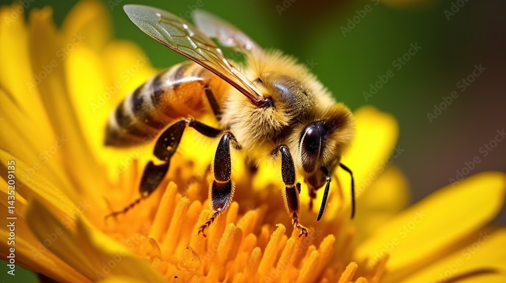 bee on flower
