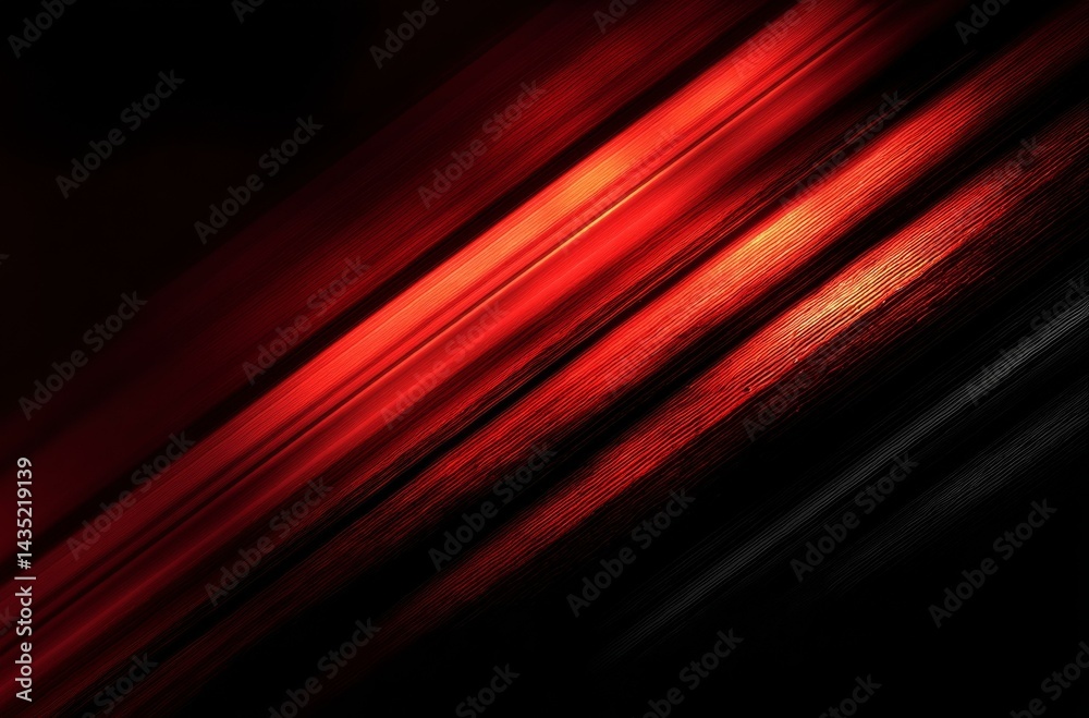Fototapeta premium Abstract Red and Black Diagonal Lines Background