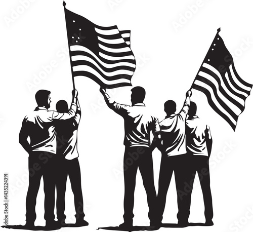 American Pride and Ice Hockey Spirit