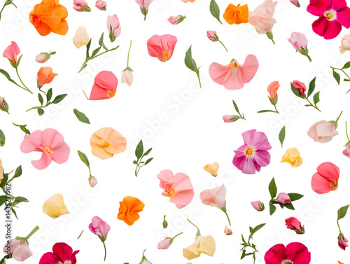 Wallpaper Mural  Sweet Pea Floral Arrangement Torontodigital.ca