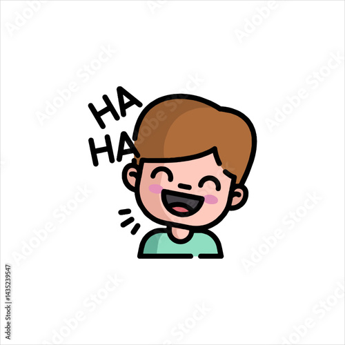 funny cartoon casual man