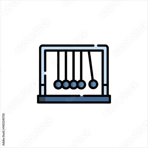 abacus icon isolated on white background