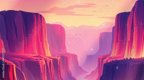 Tranquility's canyon Awaits: Desert Canyon Awaits with sun behind! As this light guides into tranquility's journey! photo
