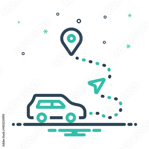 Mix icon for gps location