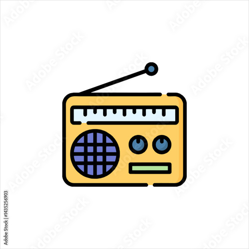 retro radio icon