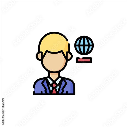 businessman holding a newspaper