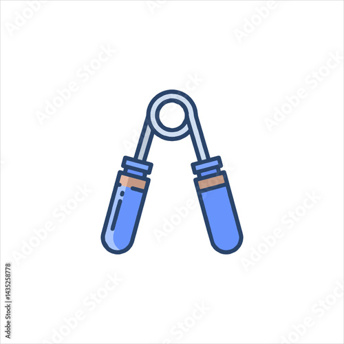 paper clip isolated on white background