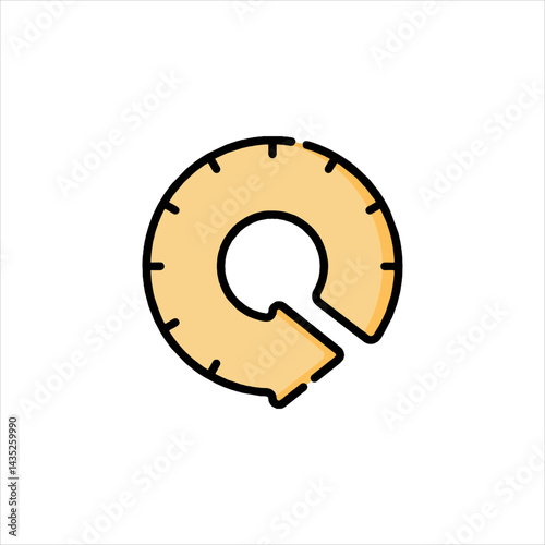 cookie cutter isolated on white background