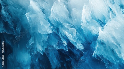 Wallpaper Mural Abstract cerulean blue watercolor wash texture background wallpaper. Copy space, cold ice color art, contemporary artistic backdrop Torontodigital.ca