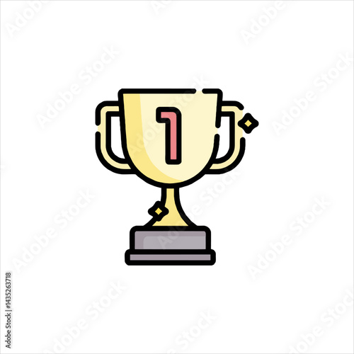 gold trophy cup