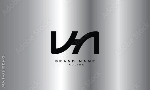 VHA, VAH, HVA, HAV, AHV, AVH, Abstract initial monogram letter alphabet logo design