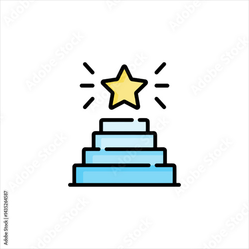 podium with pedestal