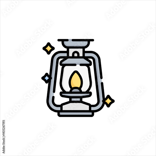 old fashioned lamp