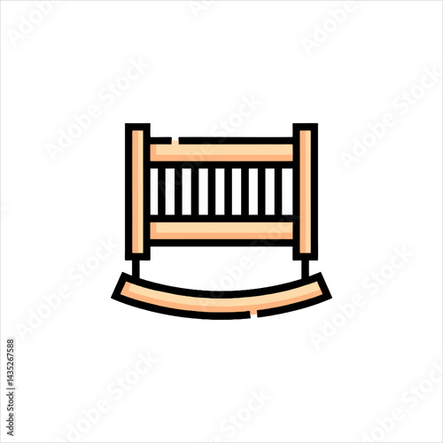 wooden rocking chair