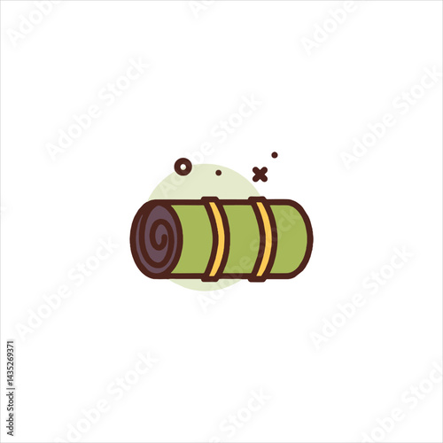 illustration of a funny cartoon bomb