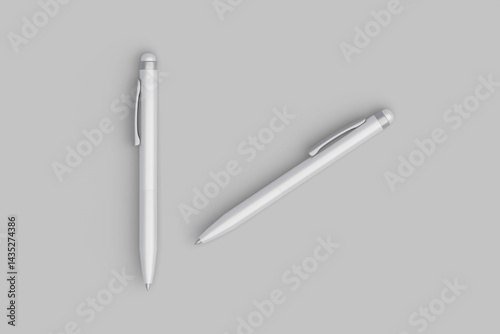 Pen Mockup 2. 3D Render